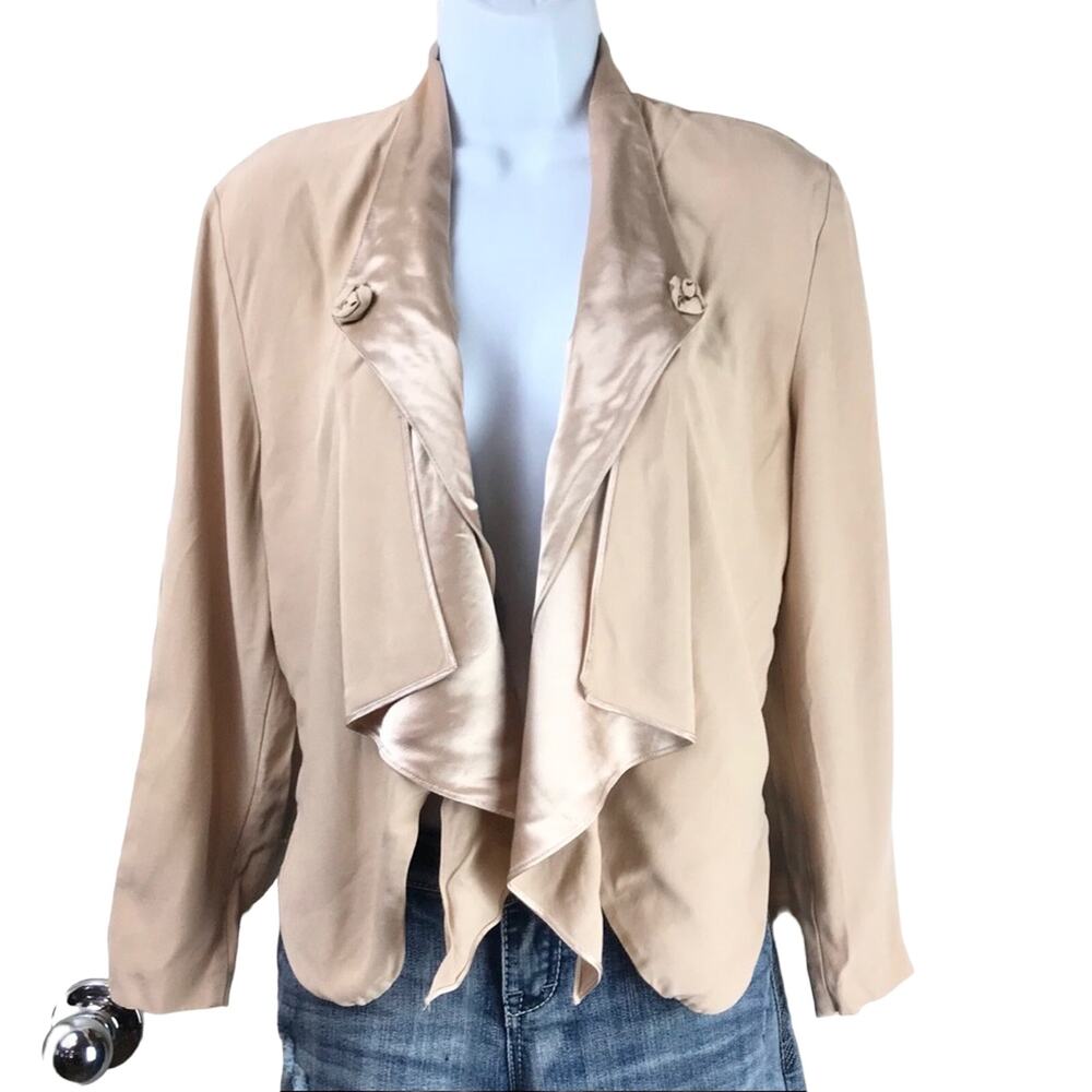 Vintage 80's Romantic Keyhole Back Jacket M Coquette Made in USA